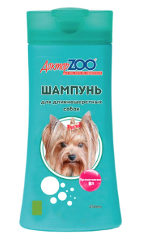 СКИДКА Доктор ZOO Шампунь для длинношерстных собак