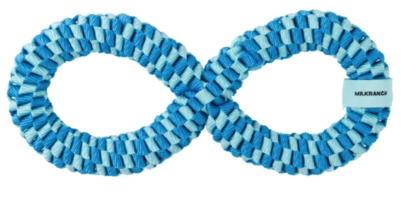 Купить mr.kranch игрушка для собак плетеное кольцо восьмерка голубая