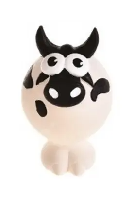 Купить homepet bubble игрушка для собак корова с пищалкой