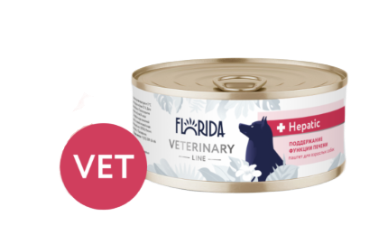 Купить florida vet hepatic, консервы для взрослых собак для поддержания функции печени