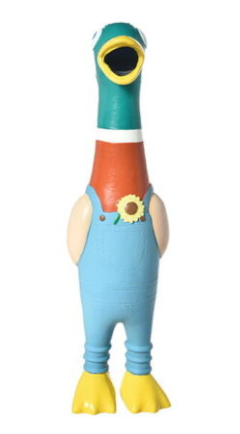 Купить homepet premium игрушка для собак селезень с пищалкой латекс