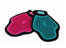 Купить СКИДКА nunbell Рукавица для вычесывания собак и кошек двусторонняя