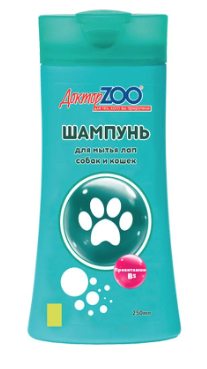 СКИДКА Доктор ZOO Шампунь для собак и кошек для мытья лап