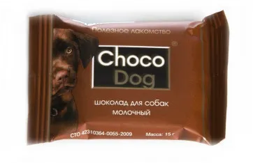 Веда лакомство для собак шоколад молочный