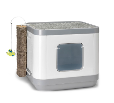 Комплекс для кошек Moderna Cat Concept 4 в 1 (туалет, лежанка, дразнилка, когтеточка)