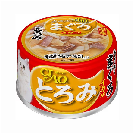 Купить inaba Тороми консервы для взрослых кошек (куриное филе, тунец, кальмар)