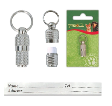 TRIOL медальон-адресник для ошейника