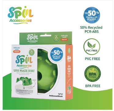 Купить СКИДКА petdreamhouse НЛО Лабиринт комплектующая для интерактивной системы кормления Спин, зеленый