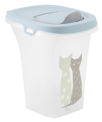 Купить moderna trendy story maasai контейнер для кошек пластиковый для корма белый