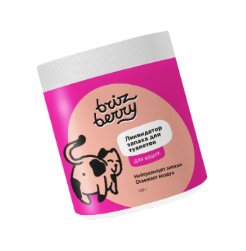 Brizberry Порошок для ликвидации запахов для туалетов для кошек