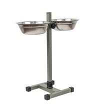 Yami-Yami металлическая регулируемая стойка с мисками для собак