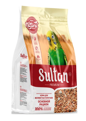 Купить Султан premium Корм сухой для волнистых попугаев Основной рацион