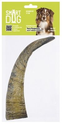 Купить smart dog лакомства лакомство для собак рог козий