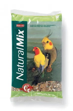 Купить padovan naturalmix parrocchetti сухой корм для средних попугаев основной
