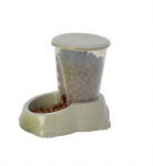 Moderna Smart авто-кормушка пластиковая для собак и кошек, теплый серый