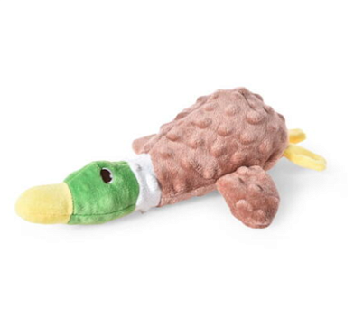 HOMEPET Premium игрушка для собак селезень с пищалкой плюш