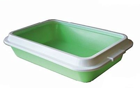 Купить zooexpress туалет для кошек lucky с рамкой