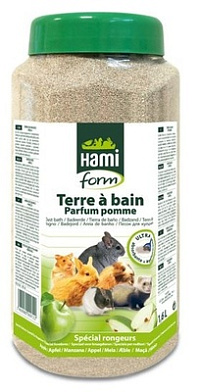 Hamiform песок для купания грызунов с яблоком