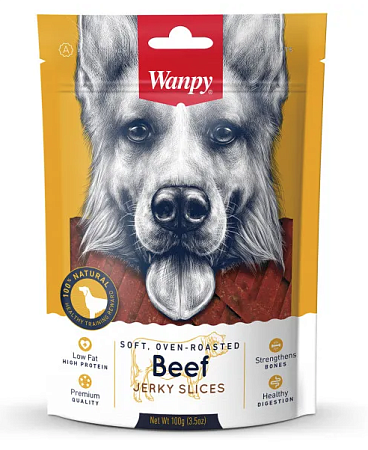 Купить wanpy dog лакомство для собак соломка из вяленой говядины