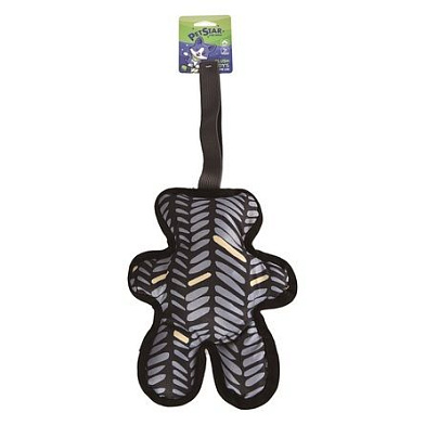 PetStar игрушка для собак В ФОРМЕ МЕДВЕДЯ с пищалкой, текстиль