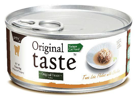 Купить pettric original taste консервы для кошек тунец с курицей в соусе