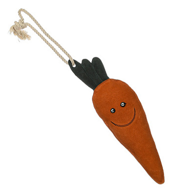 BOW WOW замшевая игрушка мягко-набивная морковка