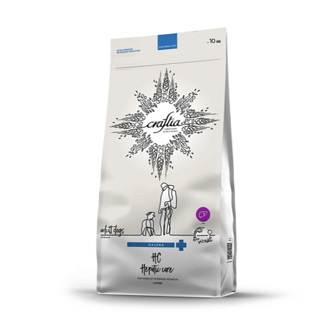 Купить craftia galena dog hepatic care сухой корм для взрослых собак всех пород при заболеваниях печени