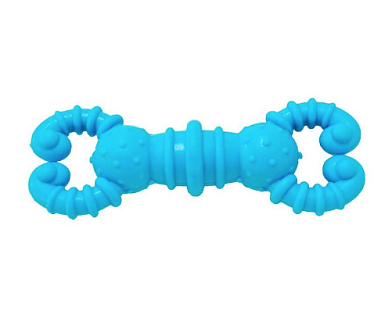 HOMEPET TPR игрушка для собак игрушка для собак гантелька crabs 