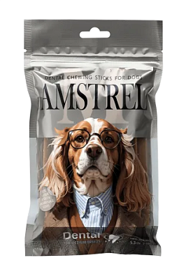 Amstrel Dental жевательное лакомство для собак средних пород