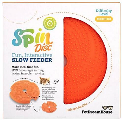 PetDreamHouse аксессуар диск летающий для интерактивной системы кормления СПИН, оранжевый