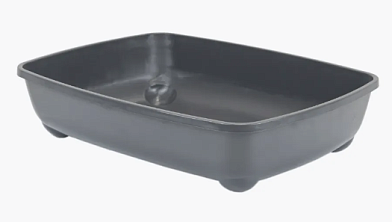 Yami-Yami Лоток для кошек глубокий, средний, серый