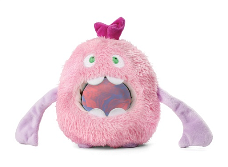 Купить triol игрушка для собак Розовый тролль с мячиком