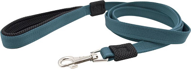 ZOOexpress Fresh Line поводок с мягкой ручкой для собак, морская волна