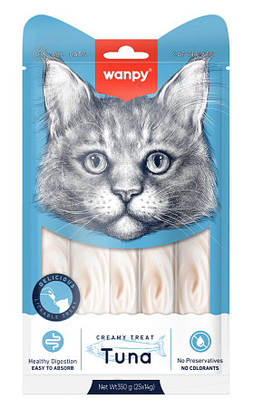 Купить wanpy cat Лакомство для кошек "нежное пюре" из тунца