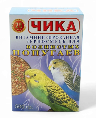 Чика корм для попугаев витаминизированный