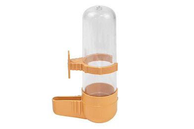 Homepet поилка для птиц пластиковая бежевая