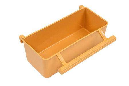 Купить homepet кормушка для птиц в клетку прямоугольная бежевая удлиненная