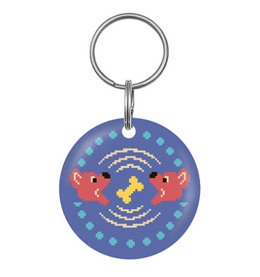 Tappi цифровой адресник для животных, синий