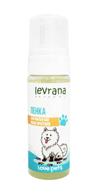 СКИДКА Levrana Love Pets Шампунь-пенка для мыться лап после прогулки собак