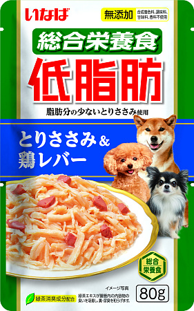 Купить inaba ТЭИСИБО влажный корм для собак в желе куриное филе с куриной печенью (пауч)