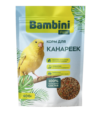 Bambini Pets Сухой корм для канареек