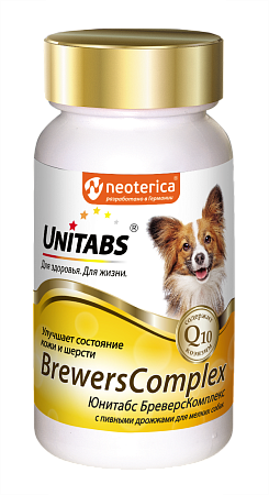 Купить neoterica unitabs brewers complex мультивитаминный комплекс для взрослых собак мелких пород