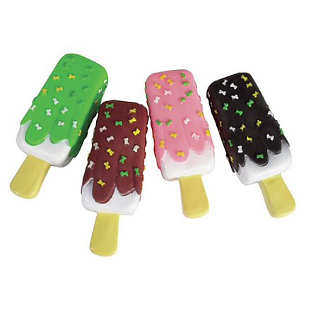 Купить camon игрушка для собак мороженое на палочке, черное 