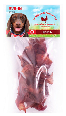 SVB-IN лакомство для взрослых собак всех пород, гребешки петушиные