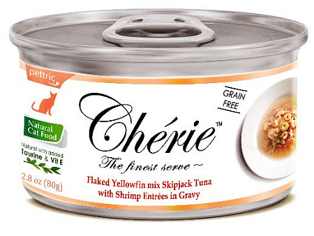 Купить pettric cherie Сигнатюр консервы для кошек тунец с креветками в подливе