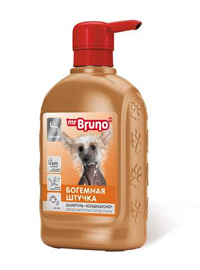 Mr.Bruno Шампунь-кондиционер "Богемная штучка" для бесшерстных пород собак