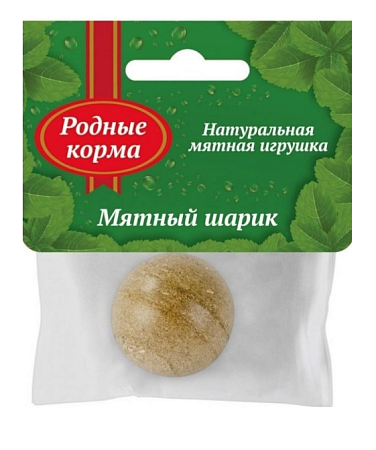 Купить Родные корма лакомства для котят и кошек мятный шарик