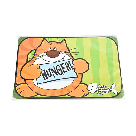 Купить homepet most hungry cat коврик под миску