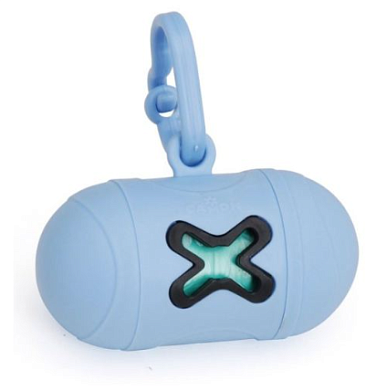 Camon  CITYGO диспенсер для пакетов голубой