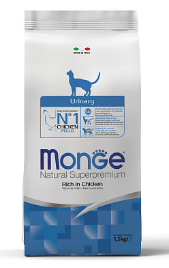 Monge Cat Daily Line Urinary Сухой корм для кошек, для профилактики МКБ, с курицей